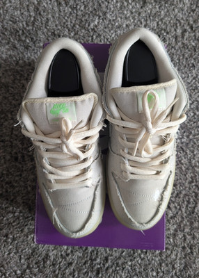 Nike SB Dunk Low Pro PRM Coconut Milk/Seafoam Skate Shoes US 9 Men's D