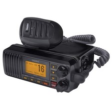"25W Fixed Mount Marine VHF Radio with NOAA Weather Alert and Waterproof Design"