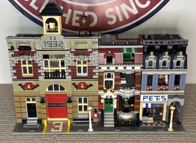 LEGO 10218 Pet Shop & Fire Brigade 10197 Modular Buildings W/Manuals &bull;Incomplete