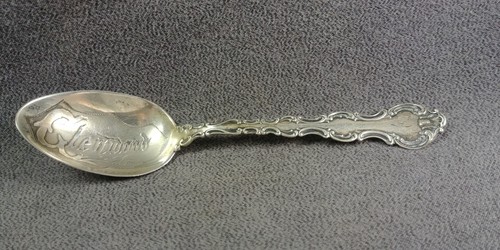 1904 Gleenwood Iowa Mills Co Sterling Silver Souvenir Spoon Antique 19.8 Grams - Picture 7 of 23