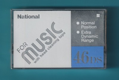 RAR!!!  NATIONAL (TECHNICS)  For Music 46DS   Audiocassette,NEU!OVP!