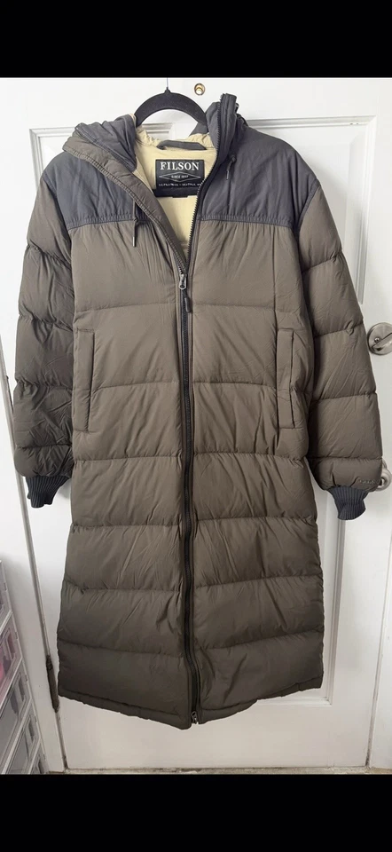 Women's Filson Featherweight Down Long Parka 20171080 Orca Gray Goose - Image 2 of 4