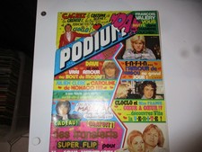 magazine  podium claude francois  michel sardou