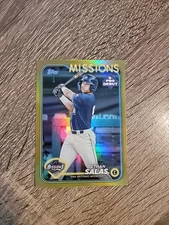 2024 Topps Pro Debut Ethan Salas Chrome 5/50 Gold #PD-153 Padres