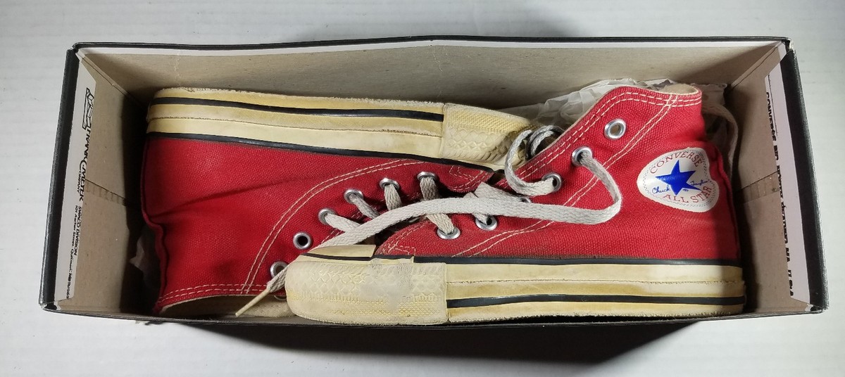 Vintage 90's Converse All Star High Top Chuck Taylor Red Kids