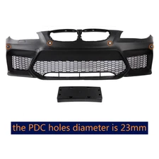 Front Bumper For BMW 5-Series 03-07 E60 E61 528i 535i W/PDC 23mm G30 M5 Style
