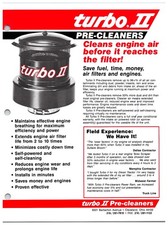 Original - Turbo II Pre-Cleaner Sales Brochur...