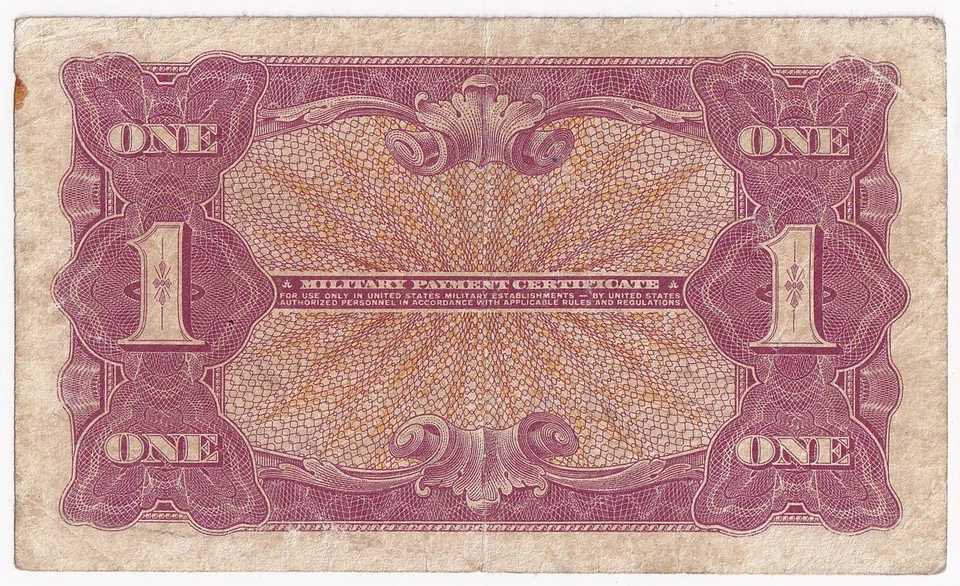 Vietnam US Military Payment Certificate One Dollar Series 641 J 10163347 J - Image 2 of 2