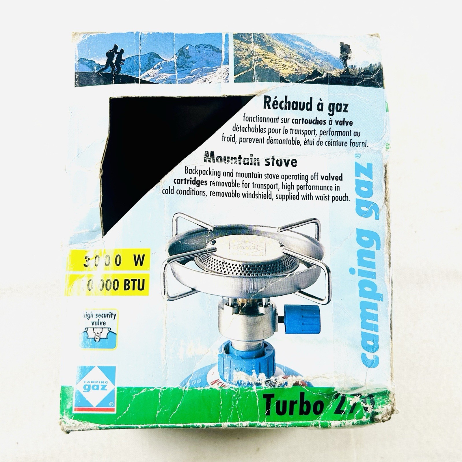 New Camping Gaz Campingaz Turbo 270 Portable Backpack Stove with Box