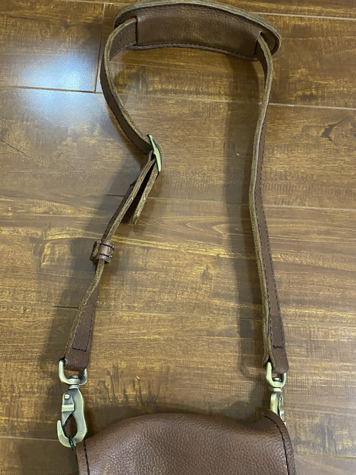 100percent Genuine Leather Indiana Jones Messenger Bag image 3