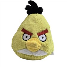 2010 Commonwealth Angry Birds Chuck Plush 5" Stuffed Animals Yellow No Sound