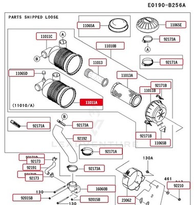 Genuine Kawasaki 11011-7059 Air Filter Case for Kawasaki 11010