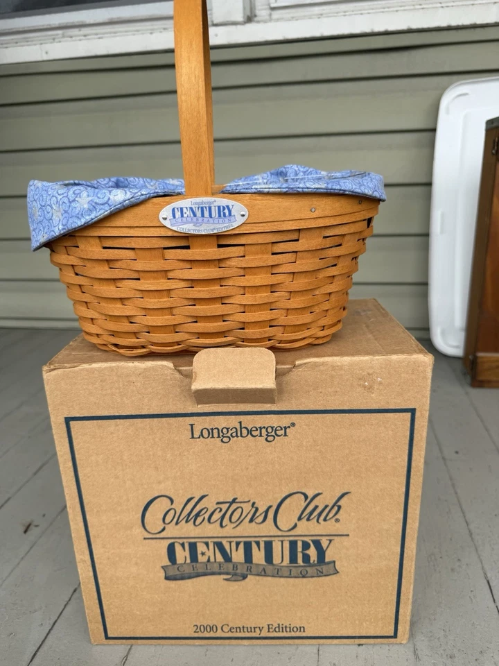 Retired Vintage Collectible Longaberger Basket In Box - Image 3 of 3
