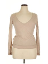 Comptoir des Cotonniers Women Brown Pullover Sweater XL