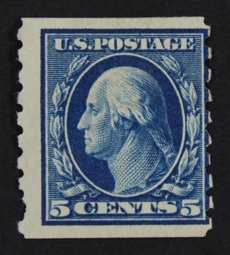 CKStamps: US Stamps Collection Scott#396 5c Washington Mint HR OG 24 1/2mm