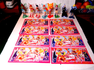 Kpl. Satz Winx Club 2012 alle 8 Bpz