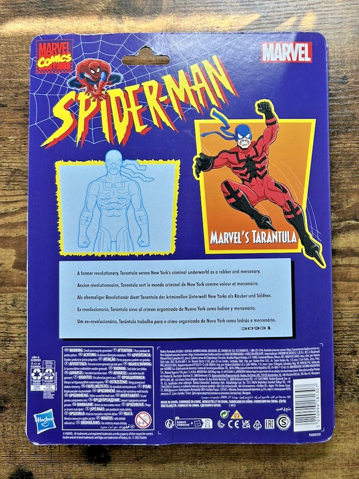 Marvel Legends Retro Collection - Tarantula - Figurine Spider-Man Hasbro Neuve