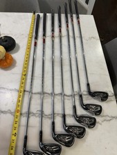 TaylorMade Burner 2.0 Golf Clubs Right Handed Irons Set 4,5,6,7,8,9,A Flex R 85