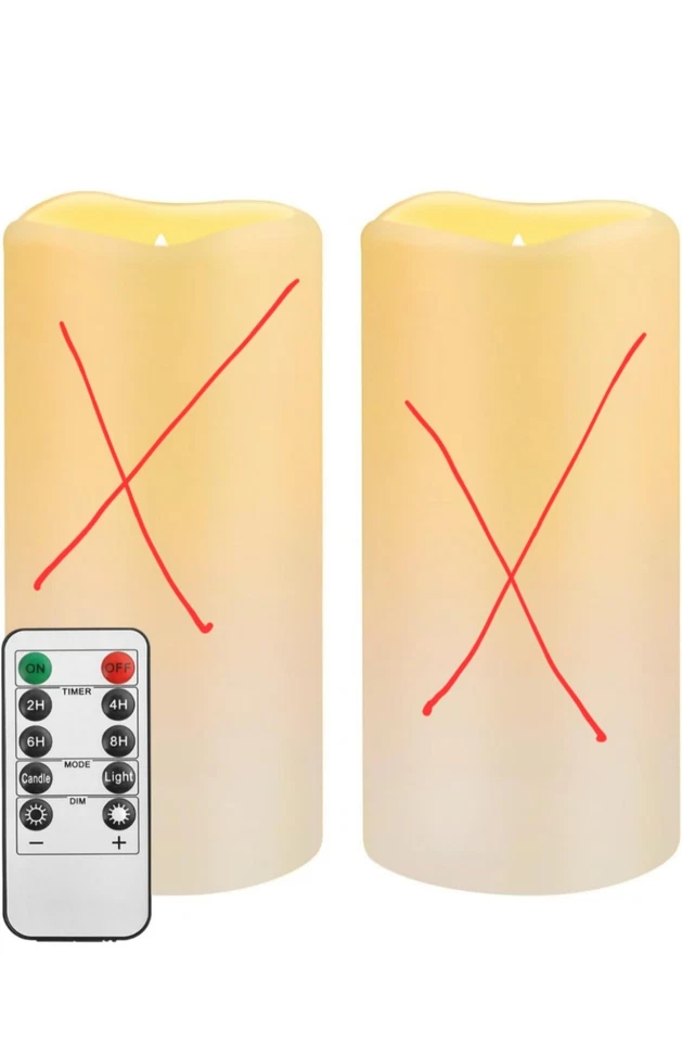 Flameless Candle Accessory LED Lights Remote Controller Replacement - Image 4 of 4
