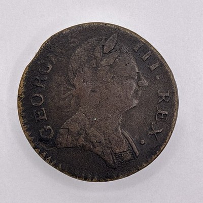 1778 Machin's Mills Halfpenny George III Colonial Era