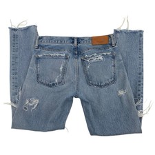 Moussy Size 25 Japanese Vintage Howa Distressed Jeans Button Fly