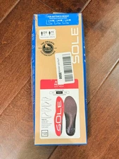 SOLE Active Medium Wide Plantar Fasciitis Insoles Men Women Size M 9 W 11