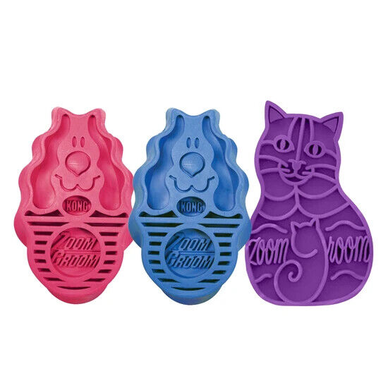 KONG ZoomGroom Brush (for Cats Dogs) Best Quality UK