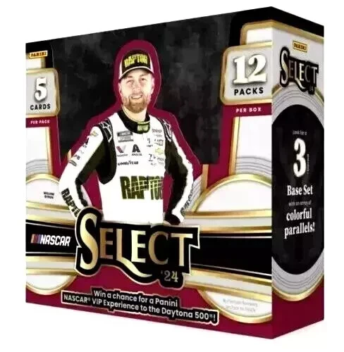RIP & SHIP - 2024 Panini Select NASCAR Racing Sealed Hobby Box -
