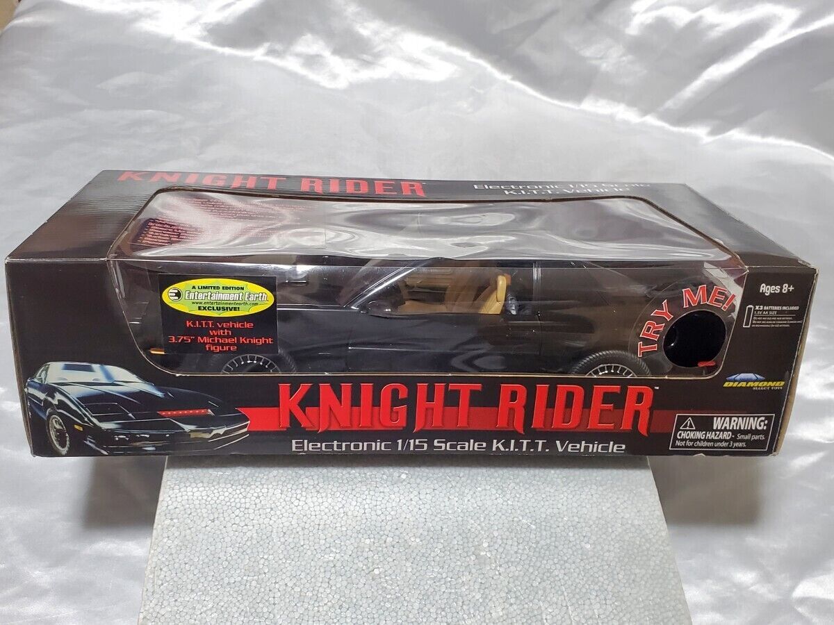 Diamond Select Knight Rider KITT 1/15 Electronic Open Box EE Diamond Select Knight Rider KITT 1/15 Electronic Open Box EE