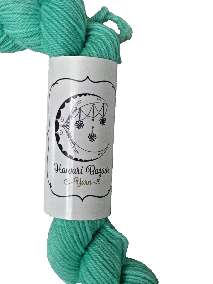 INDIE DYER MINIS - 4 Hermosas Madejas VERDES - AQUA - ¡Encantadoras de ver! Foto 2 de 4