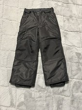 Champion C9 Black Snow Pants Zip Pocket Kid  s Sz S 6-7 Ski Snowboard