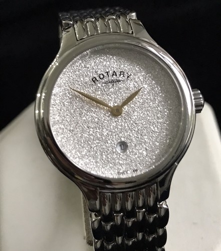 Ladies Rotary Kensington London Crystals Designer Watch LB00405/33 Genuine - Picture 2 of 15