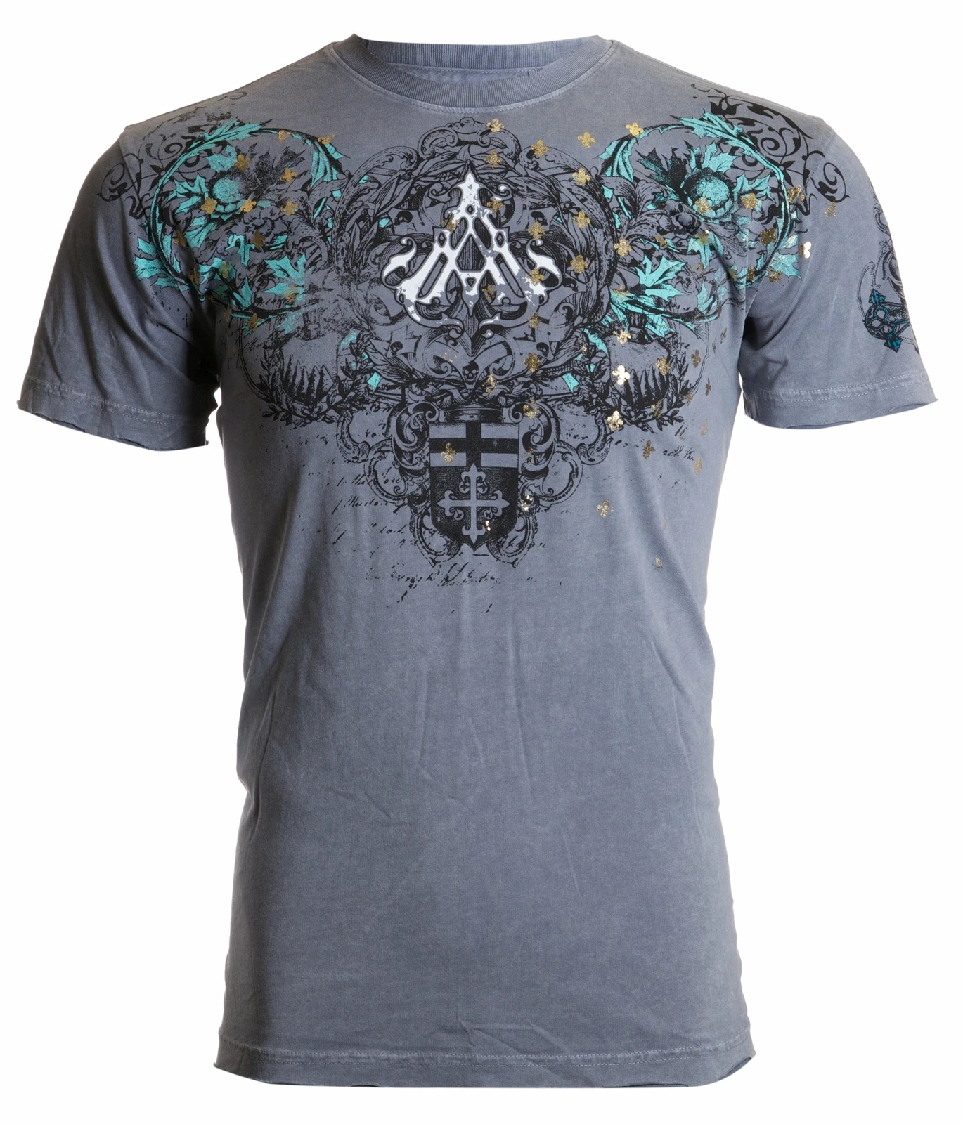 Archaic Affliction Men's T-Shirt Short Sleeve INHERITANCE Cross Biker
Opens in a new window or tab