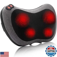 Papillon Shiatsu Back and Neck Massager with Heat, Deep Tissue Kneading,Elect