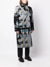 Brand New Misbehave Misbhv Basquiat Double Breasted Coat Rrp £1567