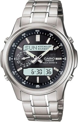 Casio Lineage LCW-M300D-1AJF Solar Atomic Watch Silver - Japanese Model A