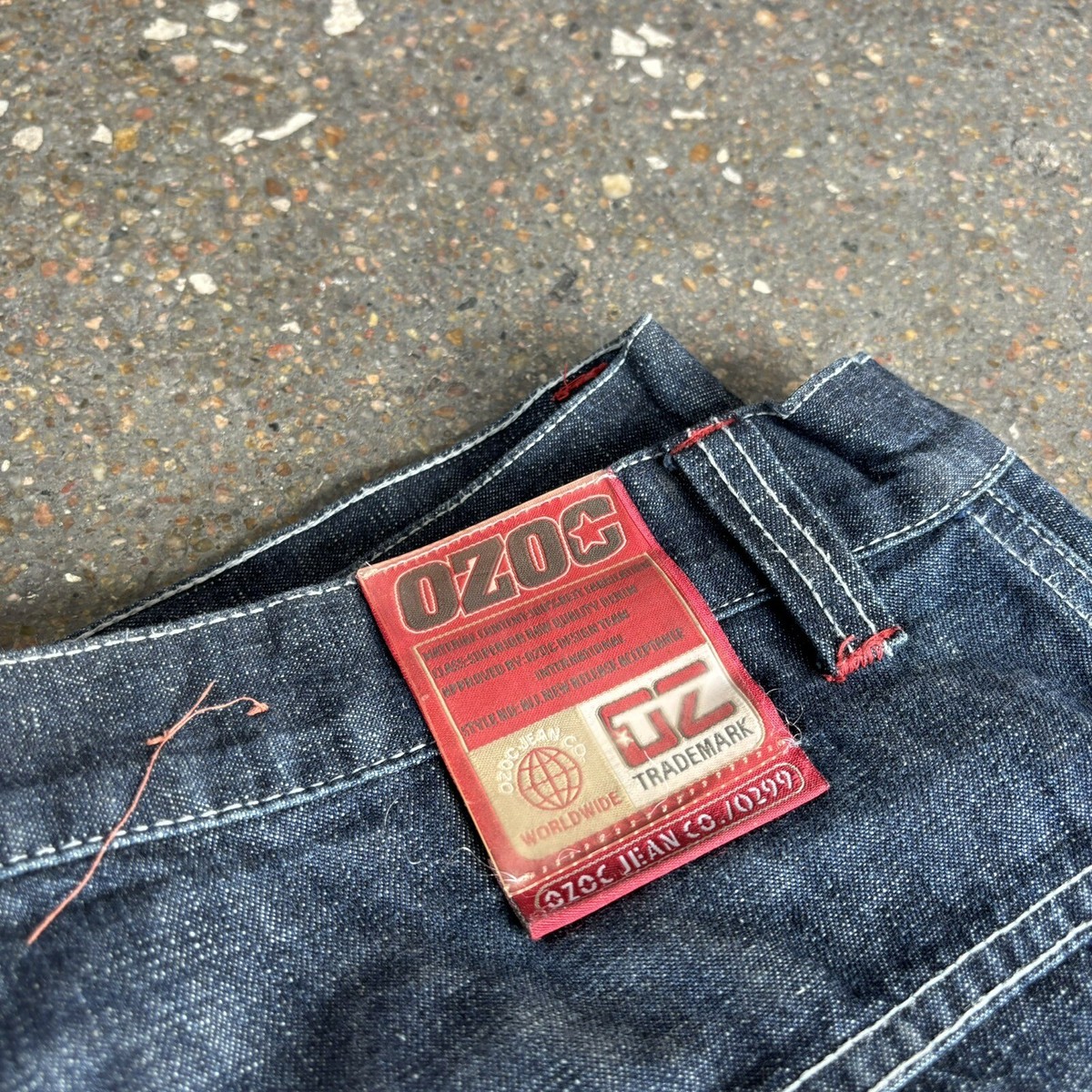 Y2K Ozoc Jeans Co. Mens 36x33 Baggy Style Streetwear Relaxed Y2K Ozoc Jeans Co. Mens 36x33 Baggy Style Streetwear Relaxed