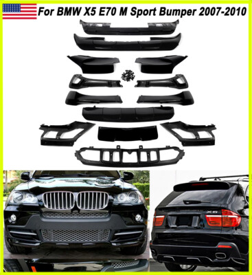 Front Splitter Rear Diffuser For 2007-2010 BMW X5 E70 M Sport Bumper Performance