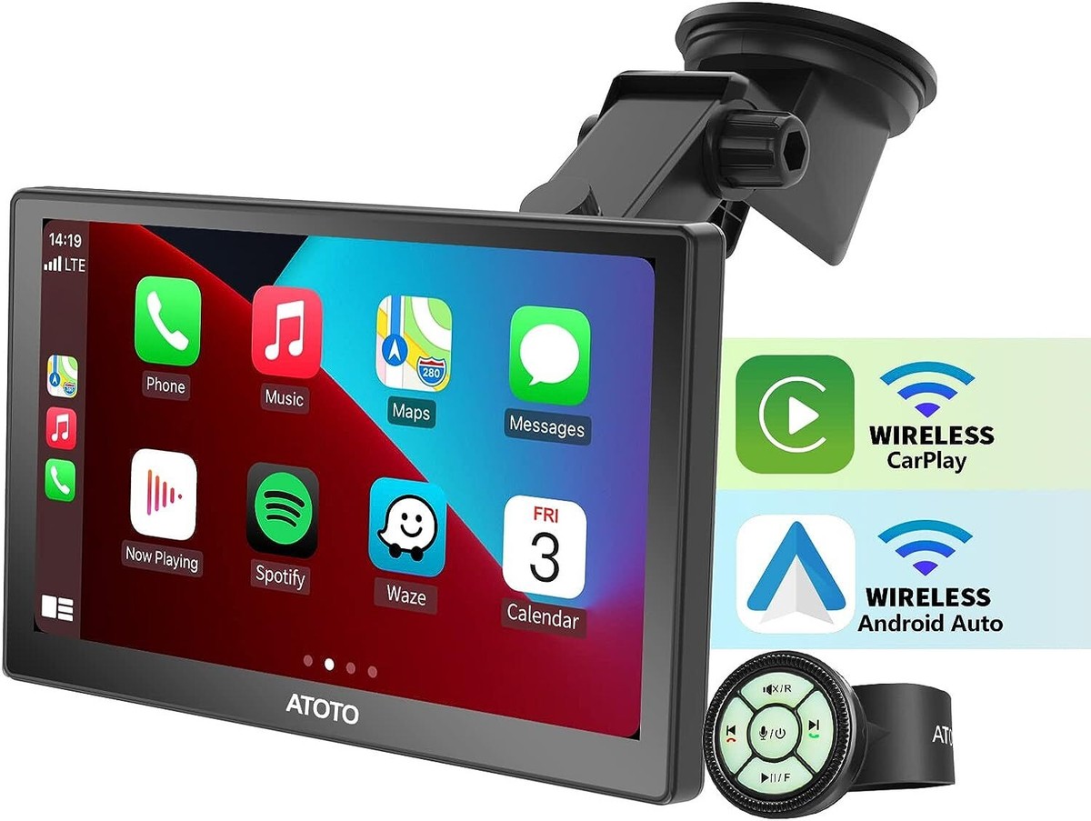 ATOTO P8 7 INCH PORTABLE CAR STEREO WIRELESS APPLE CARPLAY 