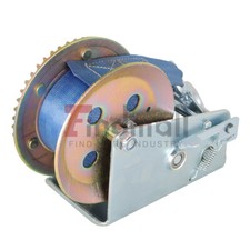 3500 LBS Heavy Duty Hand Winch,Polyester Strap Manual Portable Crank Winch