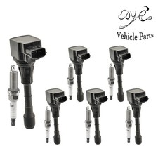 Bobina de encendido y bujía 6 piezas para Nissan Quest Altima V6 3,5 L 2011-2017
