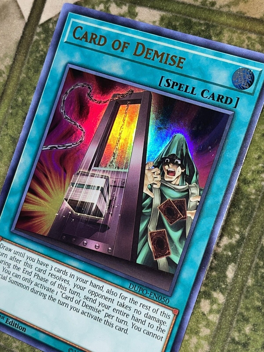 yugioh cards of demise Yu-Gi-Oh! Demise, King Armageddon SOI-EN035 Yugioh CARD OF DEMISE Ultra