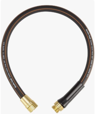 Giraffe Tools Hybrid Garden Leader Hose 5/8 inch x 2.5ft, Heavy Duty