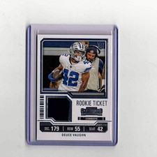 Deuce Vaughn - 2023 Panini Contenders - Rookie Ticket Swatches #TS8 (MEM, RC)