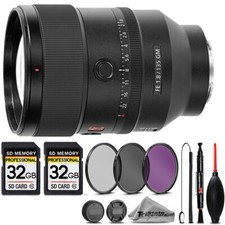 Sony FE 135mm f/1.8 GM Lens 3PC FILTER  64GB STORAGE BUNDLE KIT