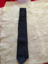 Men's tie Italianissimo Made in USA Blue with design 100% Polyester