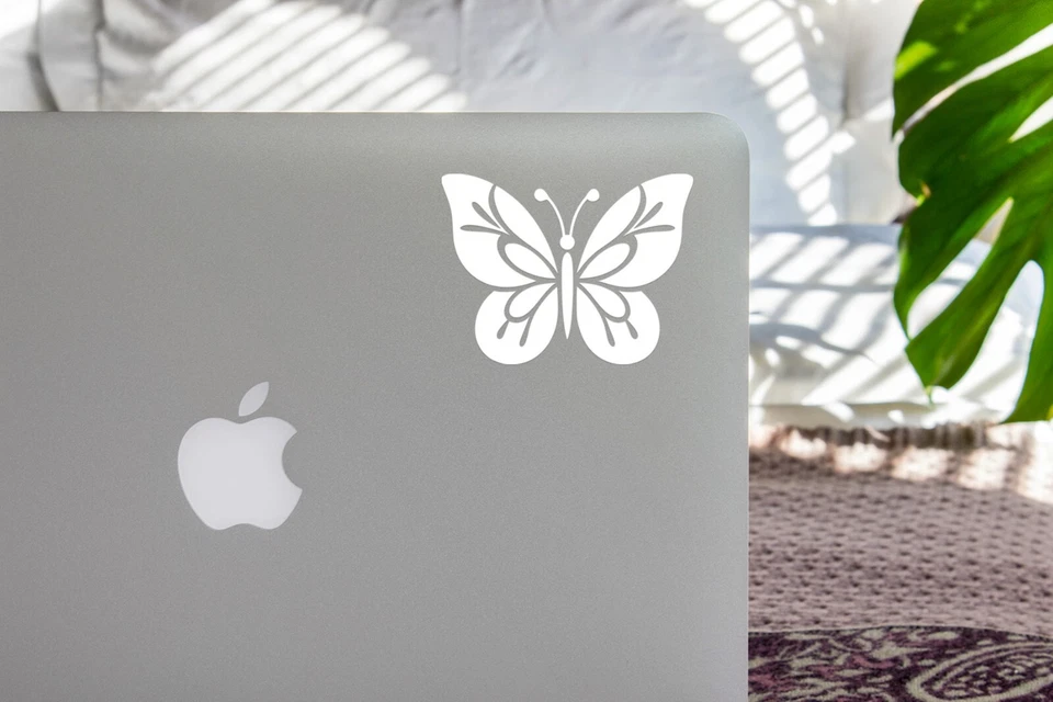 Butterfly Vinyl Decal For Car, Wall | Magical Fairy Bumper Sticker | Kids Decor - Image 3 of 4
