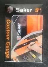 Saker Contour Duplication Gauge With Lock Black & Orange 5"
