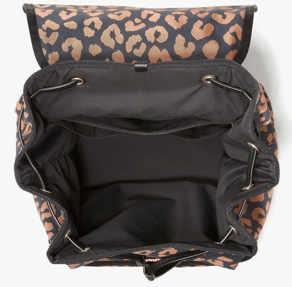 Kate Spade \'Sam\' Leopard Backpack S Kate Spade Sam Leopard Nylon Medium Backpack K4463 Cheetah  main image 2