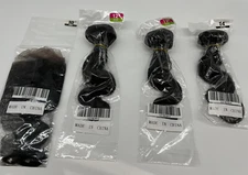 Body Wave Brazilian 100% Real Human Remy Hair Bundles with Closure Natural Black